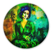 深い思考 セラミックノブ (正面)