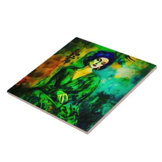 深い思考 タイル (側面)