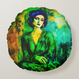 深い思考 ラウンドクッション