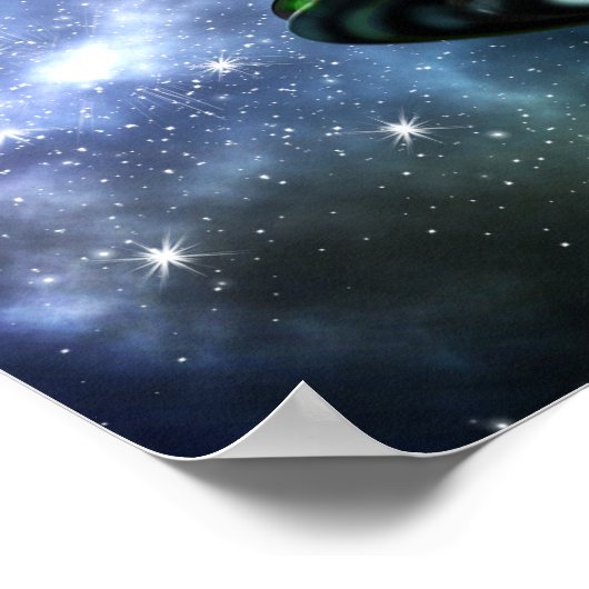 深い探索(20x16) ポスター (角)