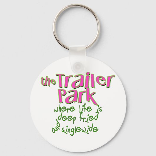 深い揚げシングルワイド キーホルダー (正面)