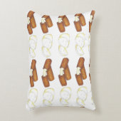 深い揚げモッツァレラチーズスティックジャンクフード アクセントクッション (正面(垂直))