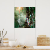 深い林元素スプライト ポスター (キッチン)