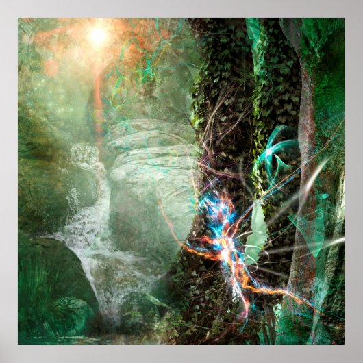 深い林元素スプライト ポスター (正面)