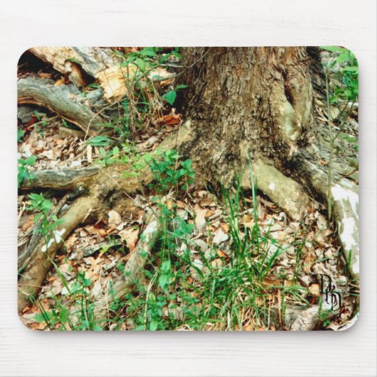 深い根 マウスパッド (正面)