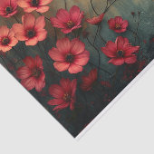 深い桃の花を背景グラデーションに 薄葉紙 (詳細)