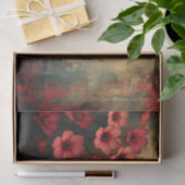 深い桃の花を背景グラデーションに 薄葉紙 (ギフト)