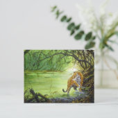 深い森の中で、ジャガー ポストカード (スタンド正面)