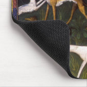 深い森の中世グレイハウンド マウスパッド (コーナー)