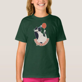 深い森の緑のタキシード猫B Tシャツ