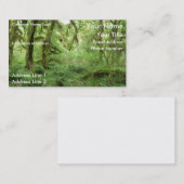深い森林名刺 名刺 (正面/裏面)