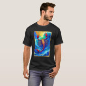 深い水から現れる蠍座 Tシャツ (正面フル)
