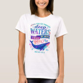 深い水 Tシャツ (正面)