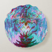 深い海おもしろい..... ラウンドクッション (裏面)