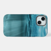 深い海の景色 iPhone 15ケース (裏面横)