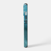 深い海の景色 iPhone 15ケース (左側面)