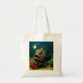深い海の輝き:ザアンコウ トートバッグ