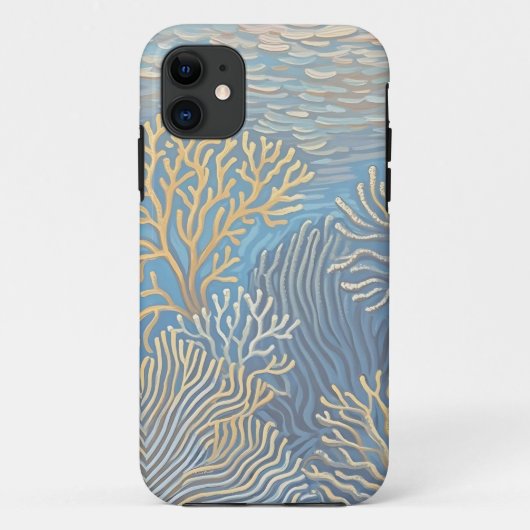 深い海ゴールデンサンゴ Case-Mate iPhoneケース (裏面)