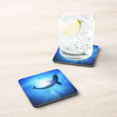 深い海シャークシルエット コースター (右側)