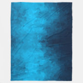 深い海フリース フリースブランケット (正面)