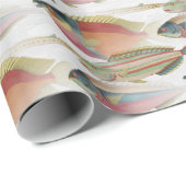 深い海ワンダリーフィッシュ紙ラップ ラッピングペーパー (ロールコーナー)