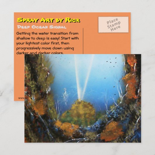 深い海信号 ポストカード (正面/裏面)