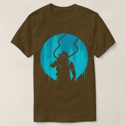深い海圏 Tシャツ (デザイン正面)