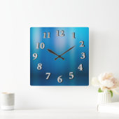 深い海探査 スクエア壁時計 (ホーム)