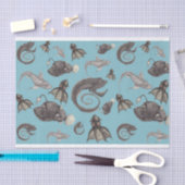 深い海生物 薄葉紙 (クラフト)