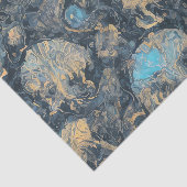 深い海神秘的なクラゲパターンエーテル芸術 薄葉紙 (詳細)