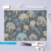 深い海神秘的なクラゲパターンエーテル芸術 薄葉紙 (クラフト)