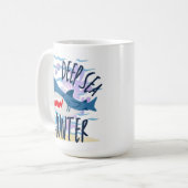 深い海老 コーヒーマグカップ (正面左)