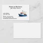 深い海魚釣り船 名刺 (正面/裏面)