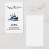 深い海魚釣り船 名刺 (正面/裏面)