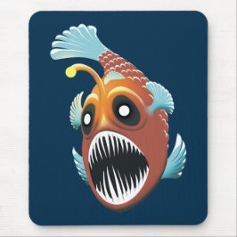 深い海魚 マウスパッド