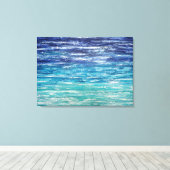 深い海 キャンバスプリント (インサイチュ (ウッドフロア))