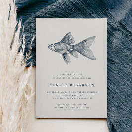 深い海 |婚約パーティ招待状 招待状