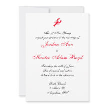 「深い海」結婚式招待状