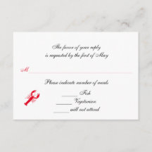 「深い海」 RSVP/リプライ・カード