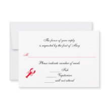 「深い海」 RSVP/リプライ・カード