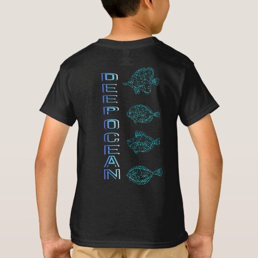 深い海 Tシャツ (裏面)