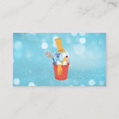 深い清掃用メイドサービス 名刺 (裏面)