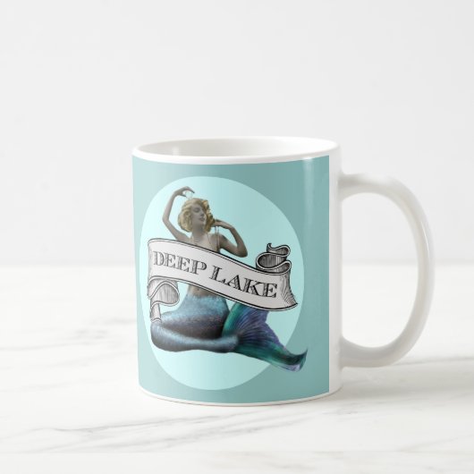 「深い湖」マーメイド コーヒーマグカップ (右)
