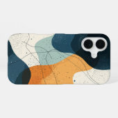 深い潮層 iPhone 16ケース (裏面横)