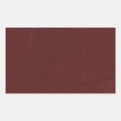深い濃厚マルーン赤ブルゴーニュのテクスチャーテンプラット 長方形シール (正面)