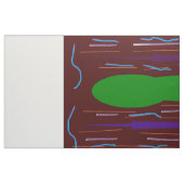 深い濃紫刺激を受けたアート ファブリック (ファットクウォーター)