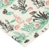 深い熱帯海シーコーラルシーシェルウォーターの色 テーブルクロス (アングル)