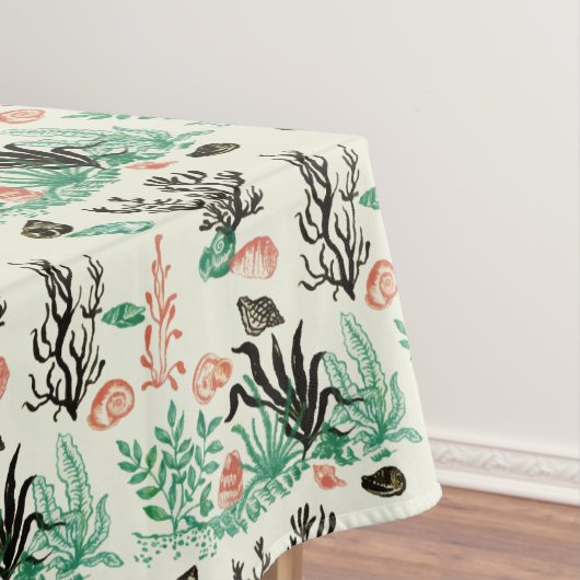深い熱帯海シーコーラルシーシェルウォーターの色 テーブルクロス (インサイチュ)