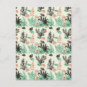 深い熱帯海シーコーラルシーシェルウォーターの色 ポストカード (正面)