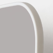 深い砂、ベージュ無地の ピックルボールラケット (左詳細)